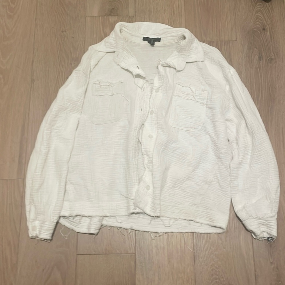 White button up from FOREVER21